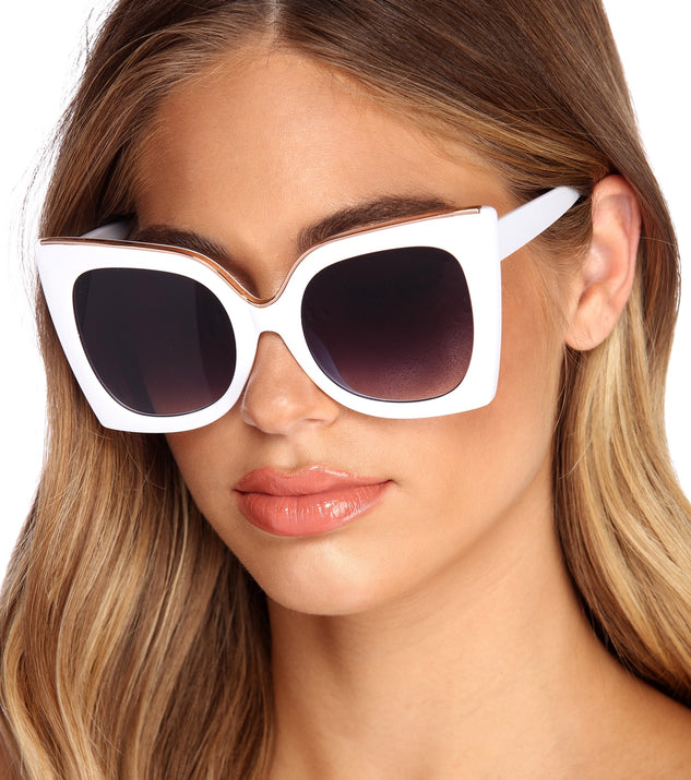 Squared And Fab Sunglasses