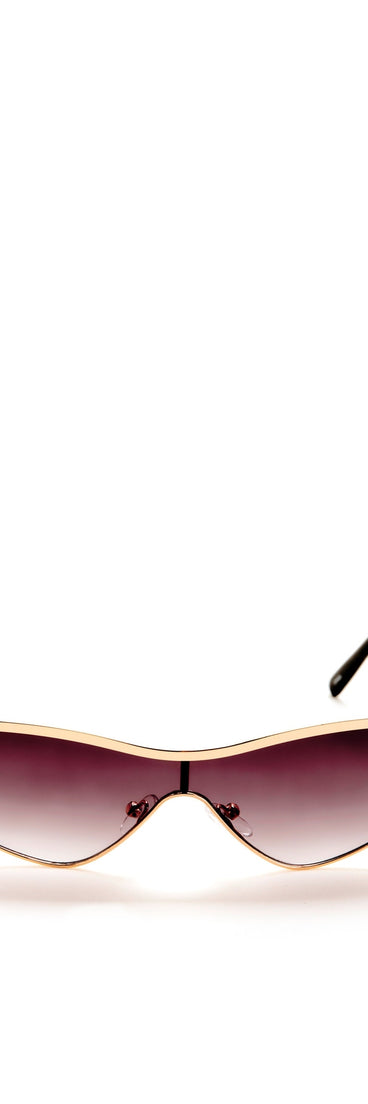 Effortlessly Edgy Cat Eye Sunglasses