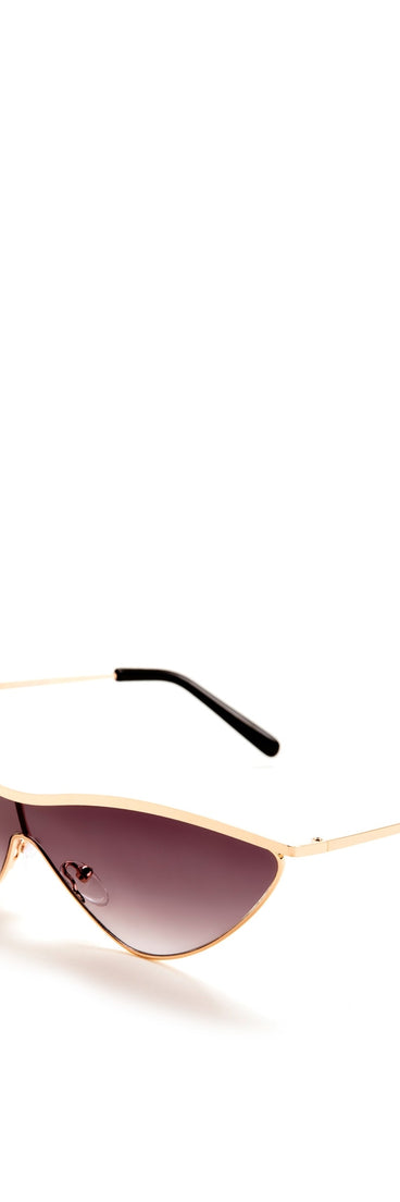 Effortlessly Edgy Cat Eye Sunglasses