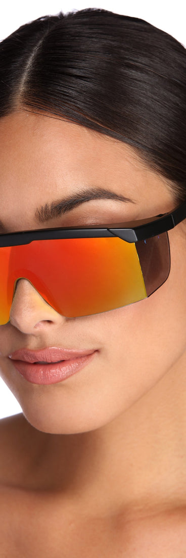 Wrap Around Revo Shield Sunglasses