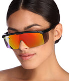Wrap Around Revo Shield Sunglasses