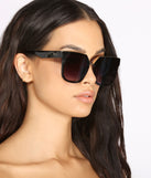 Bringing The Shade Over-sized Cat Eye Sunglasses