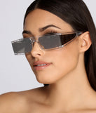 Money To Blow Rectangle Sunglasses is a trendy pick to create 2023 festival outfits, festival dresses, outfits for concerts or raves, and complete your best party outfits!