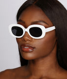 Too Cool For 'Em Oval Sunglasses is a trendy pick to create 2023 festival outfits, festival dresses, outfits for concerts or raves, and complete your best party outfits!