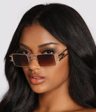 Tag Me Square Skinny Sunglasses is a trendy pick to create 2023 festival outfits, festival dresses, outfits for concerts or raves, and complete your best party outfits!