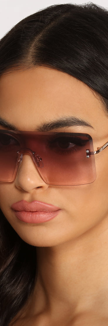 Can't Take My Eyes Off U Frameless Sunglasses