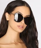 All the Shade Over-Sized Cat Eye Sunglasses