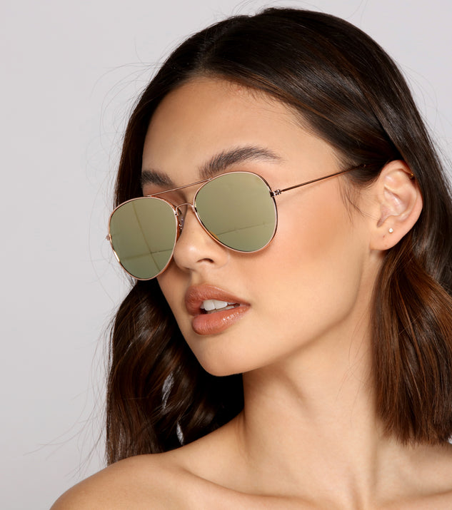Keep It Stylish Aviator Sunglasses Windsor