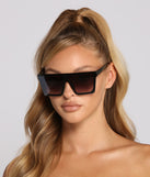 Chic Flat Top Sunglasses