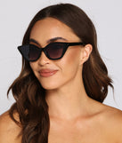 Chic Attitude Cat-Eye Sunglasses