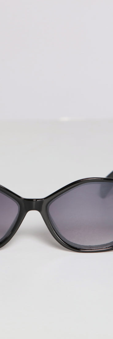 Chic Attitude Cat-Eye Sunglasses