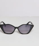 Chic Attitude Cat-Eye Sunglasses