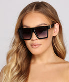 Trendsetting Diva Flat Top Sunglasses