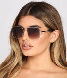 Sleek Style Ombre Sunglasses is a trendy pick to create 2023 festival outfits, festival dresses, outfits for concerts or raves, and complete your best party outfits!