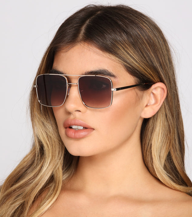 Sleek Style Ombre Sunglasses is a trendy pick to create 2023 festival outfits, festival dresses, outfits for concerts or raves, and complete your best party outfits!