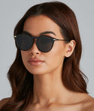 Chic Attitude Round Sunglasses