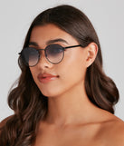 New Look Round Metal Sunglasses