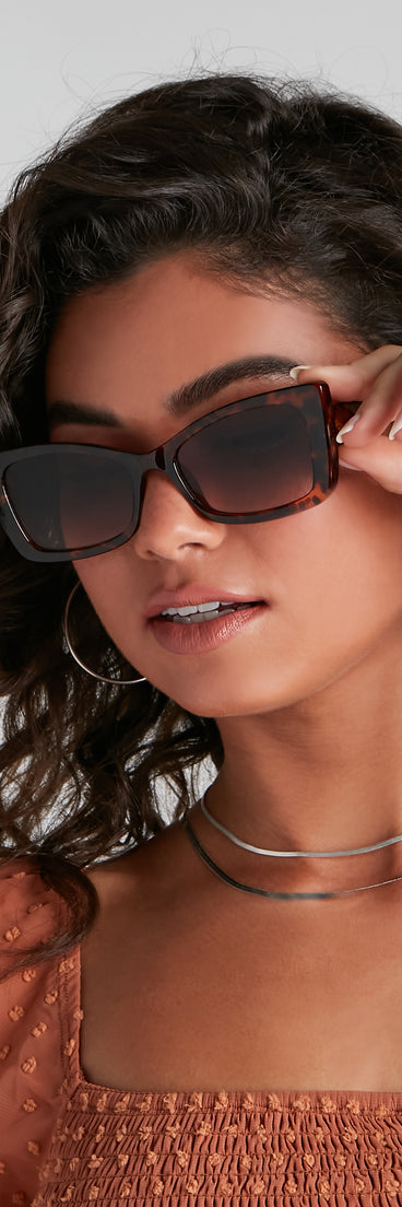 Cutie Tortoise Cat-Eye Sunglasses