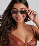 Almost Famous Sleek Square Sunglasses is a trendy pick to create 2023 festival outfits, festival dresses, outfits for concerts or raves, and complete your best party outfits!