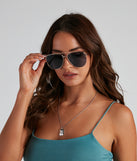 Classic Sleek Aviator Sunglasses