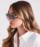 A Bit Of Sparkle Rhinestone Aviator Sunglasses