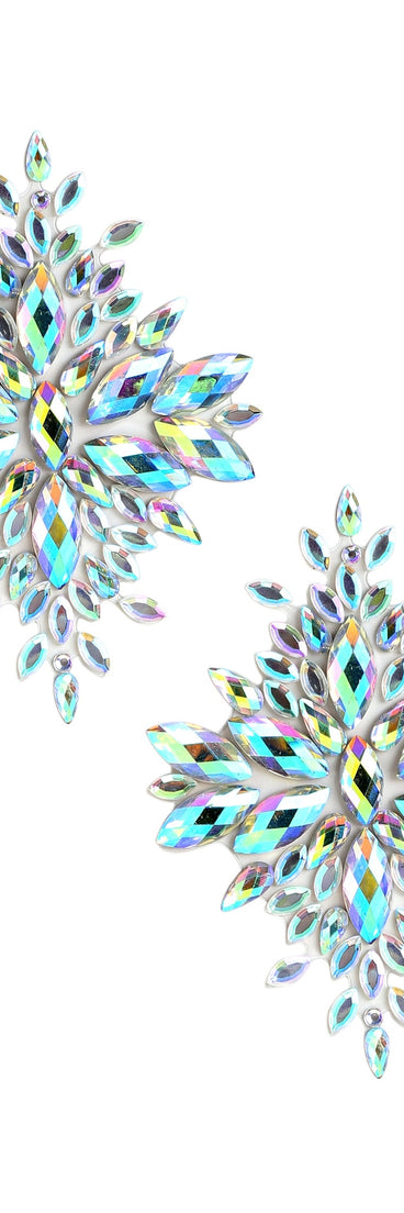 Iridescent Gem Pasties is a trendy pick to create 2023 festival outfits, festival dresses, outfits for concerts or raves, and complete your best party outfits!