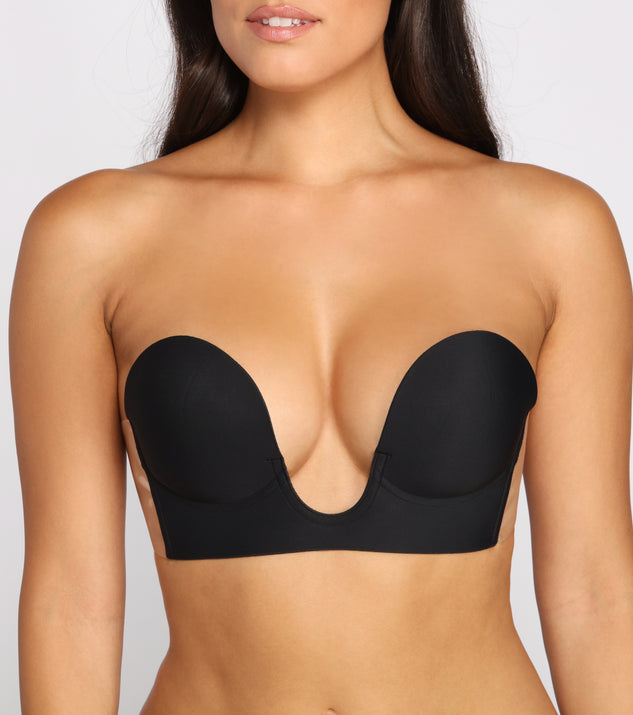Plunging Adhesive Backless Bra