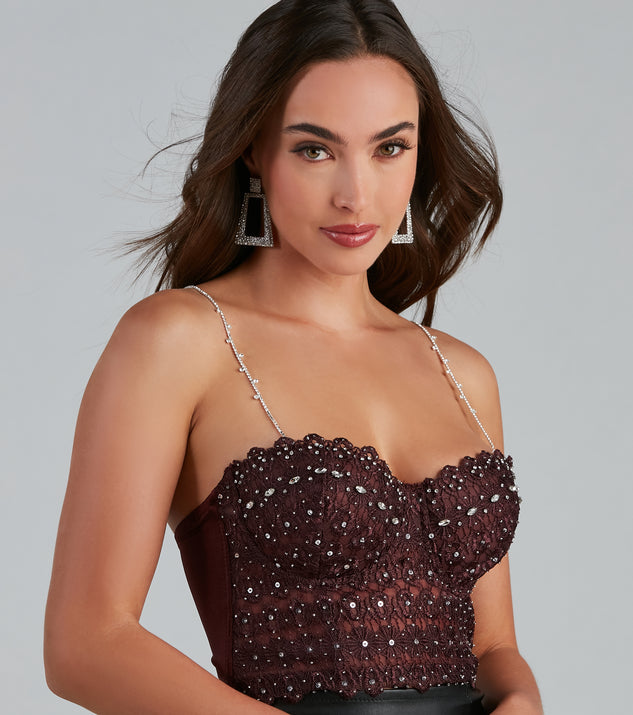 Dainty Detailed Rhinestone Bra Straps