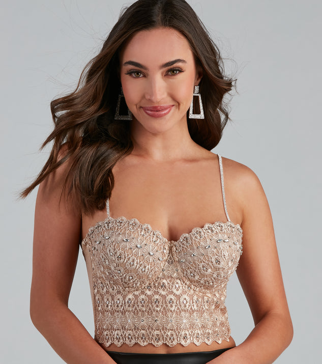 Stunning Glam Rhinestone Bra Straps