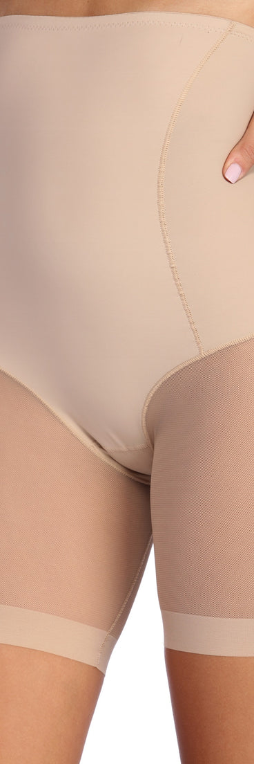 High Waist Sheer Shaper Shorts provides essential lift and support for creating your best summer outfits of the season for 2023!