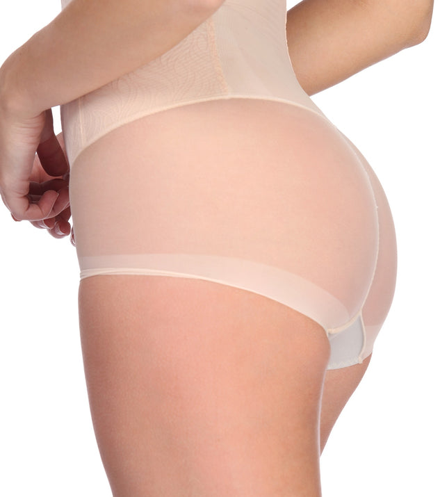 High Waist Lace Shaper Briefs provides essential lift and support for creating your best summer outfits of the season for 2023!