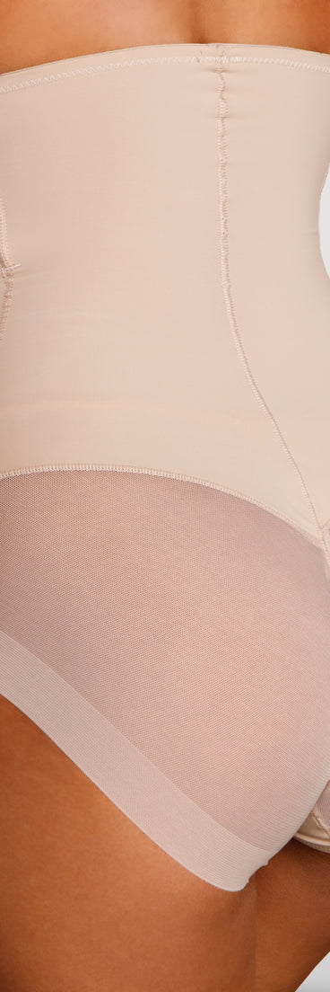 Be Smooth Mesh Back Brief Shaper provides essential lift and support for creating your best summer outfits of the season for 2023!
