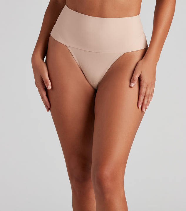 Buy WerenaWomens Thong Shapewear Mid to High Waisted WN0017 Online