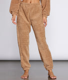 Cozier Than Ever Sherpa PJ Joggers for 2023 festival outfits, festival dress, outfits for raves, concert outfits, and/or club outfits