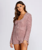 Soft And Cozy PJ Romper for 2023 festival outfits, festival dress, outfits for raves, concert outfits, and/or club outfits