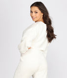 Pj Party Cozy Sherpa Crop Top provides essential lift and support for creating your best summer outfits of the season for 2023!