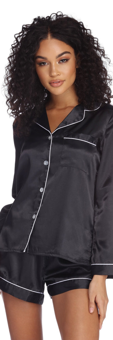 Slumber In Satin Pajama Set provides essential lift and support for creating your best summer outfits of the season for 2023!