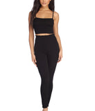 Call It A Night Ribbed Leggings