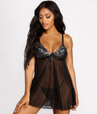 Forever Yours Lace Babydoll Dress + Panty Set provides essential lift and support for creating your best summer outfits of the season for 2023!