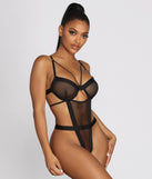 Bombshell Mesh Caged Teddy is a trendy pick to create 2023 festival outfits, festival dresses, outfits for concerts or raves, and complete your best party outfits!