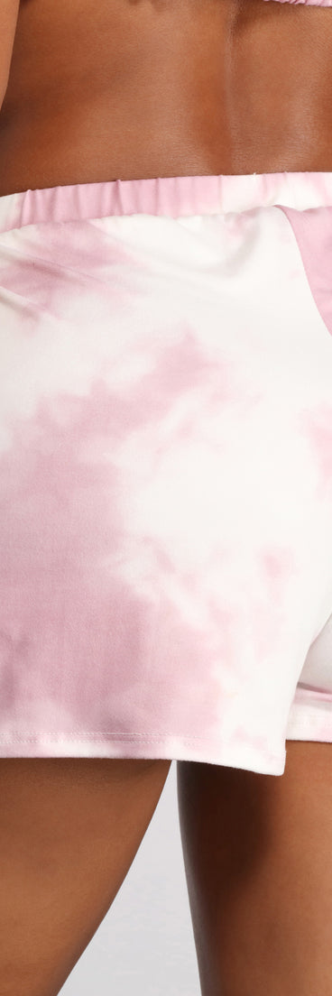 Cloud Dye Tulip Pajama Shorts provides essential lift and support for creating your best summer outfits of the season for 2023!