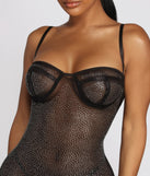 Fine In Rhine Mesh Wire Chemise + Panty Set is a trendy pick to create 2023 festival outfits, festival dresses, outfits for concerts or raves, and complete your best party outfits!