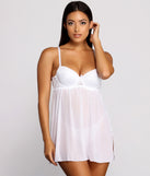 Be Mine Sheer Babydoll Dress And Panty Set provides essential lift and support for creating your best summer outfits of the season for 2023!