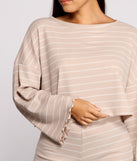 You’ll look stunning in the Sweet Dreams Striped Pajama Top when paired with its matching separate to create a glam clothing set perfect for parties, date nights, concert outfits, back-to-school attire, or for any summer event!