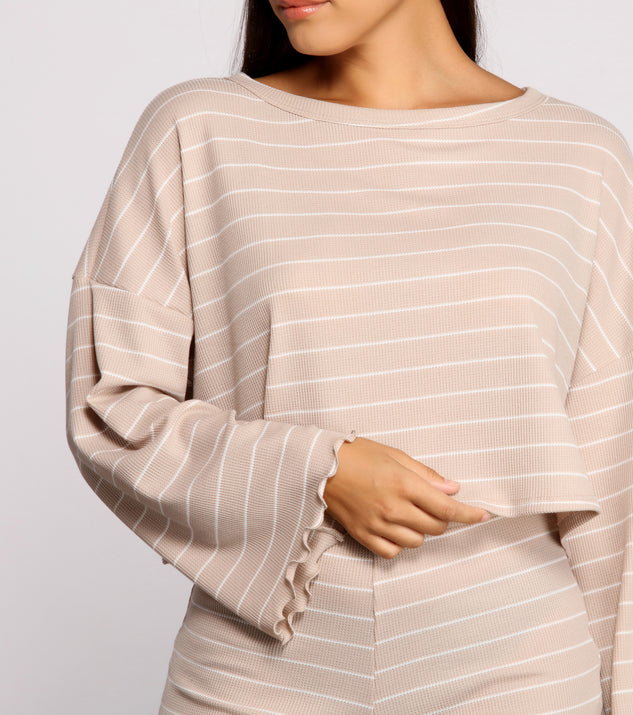 You’ll look stunning in the Sweet Dreams Striped Pajama Top when paired with its matching separate to create a glam clothing set perfect for parties, date nights, concert outfits, back-to-school attire, or for any summer event!