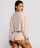 You’ll look stunning in the Sweet Dreams Striped Pajama Top when paired with its matching separate to create a glam clothing set perfect for parties, date nights, concert outfits, back-to-school attire, or for any summer event!