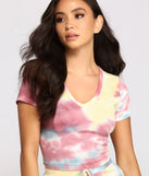 You’ll look stunning in the Tie Dye Thermal Knit Pajama Top when paired with its matching separate to create a glam clothing set perfect for parties, date nights, concert outfits, back-to-school attire, or for any summer event!
