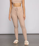You’ll look stunning in the Effortlessly Chic Ribbed Pajama Leggings when paired with its matching separate to create a glam clothing set perfect for parties, date nights, concert outfits, back-to-school attire, or for any summer event!