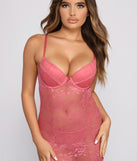 Body Language Lace Chemise and Thong Set provides essential lift and support for creating your best summer outfits of the season for 2023!