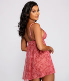 Lace Appeal Floral Babydoll and Panty Set provides essential lift and support for creating your best summer outfits of the season for 2023!